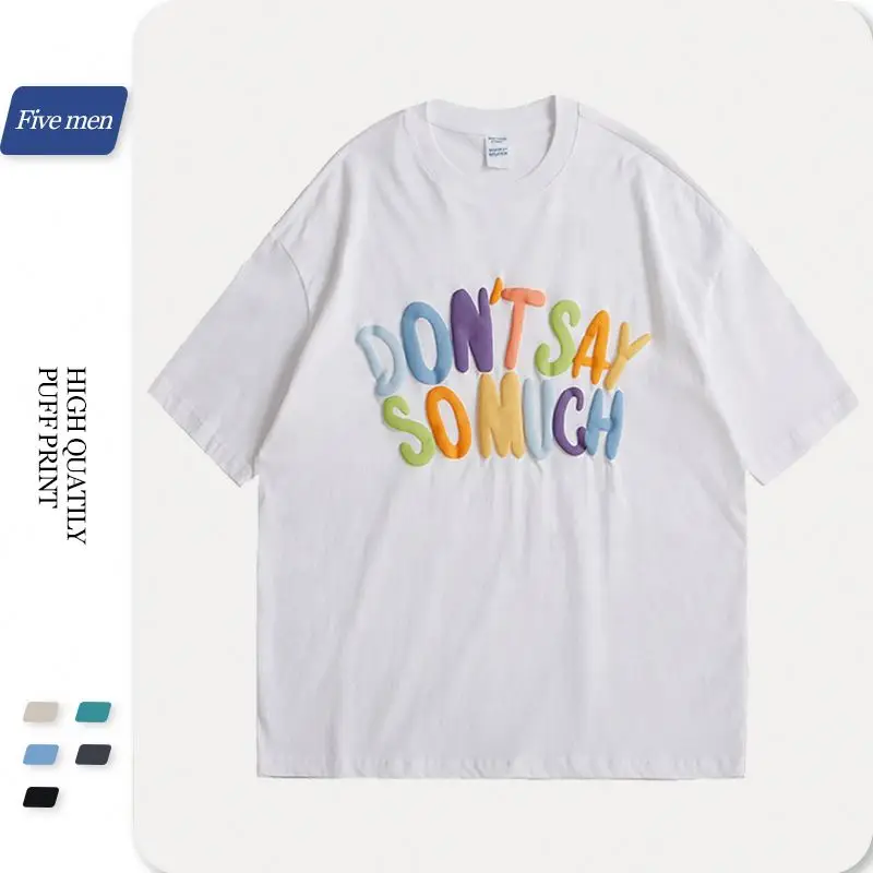 clothing manufacturers custom blank tshirt puff screen print tee sundry graphic sublimation t shirt