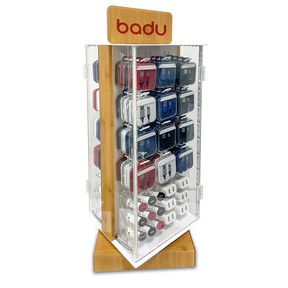 Пользовательский логотип столешницы стеллажи для дисплея столешница Розничная стенд круглая аксессуаров