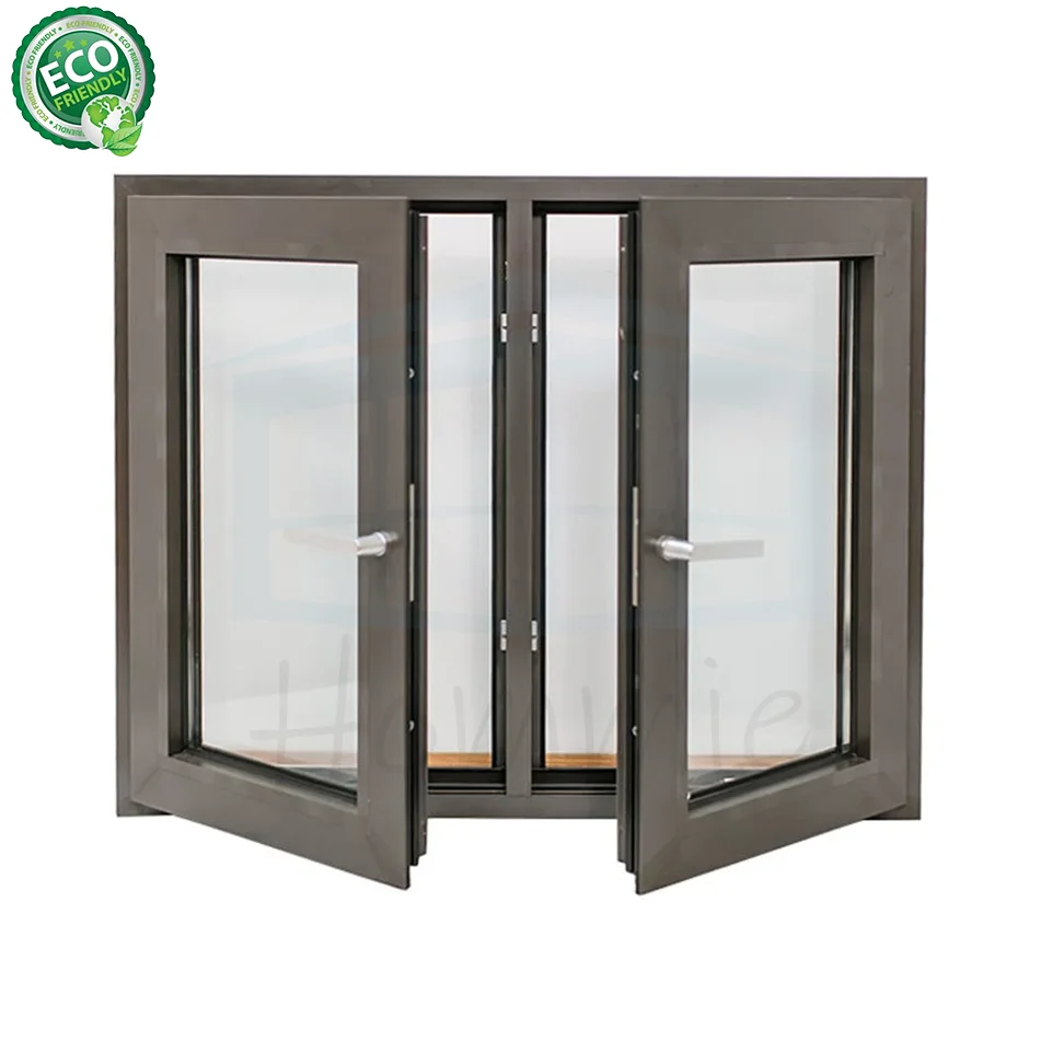 Foshan Manufacturers Prefabricated Windows And Doors Customized Aluminum Casement Window Double Glazing Swing Window