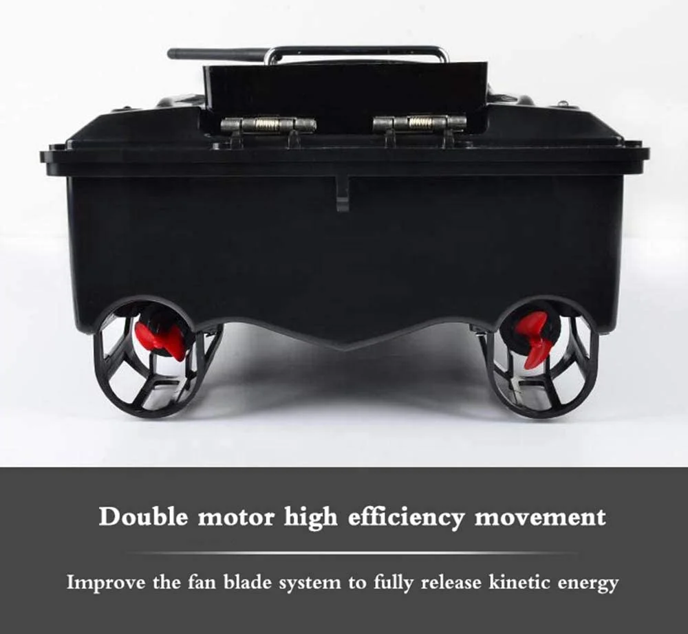 RC Fishing Boat Bait 1.5kg Loading RC Ship and 5200mAH Batteries with Double Motors Fish Bait Boat