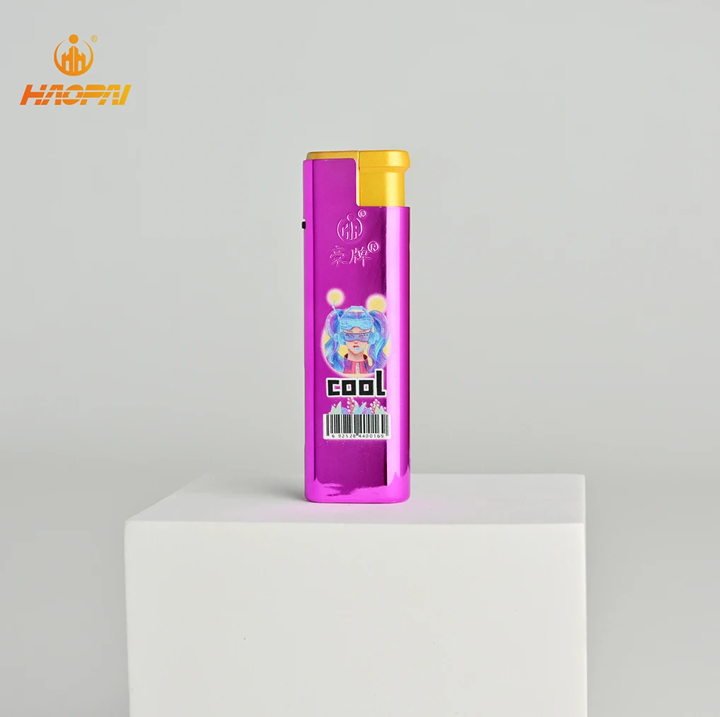 HP-P8A Iron Shell with Aluminum foil embossing  jet flame  Gas Lighter  Smoking Lighter  electric  Lighter  feuerzeug