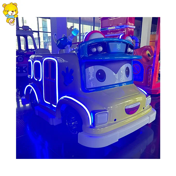 Hot Sale Remote Control 24V Bumper Car Radar Warning Kid Rides Safety Bumper Car For Sale In Shopping Mall Go Go Bus