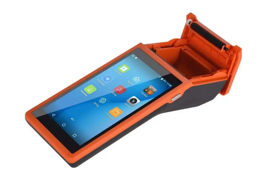 Беспроводная ручная NFC POS-терминал Android 6 POS-машина для лотерейных/автобусных билетов