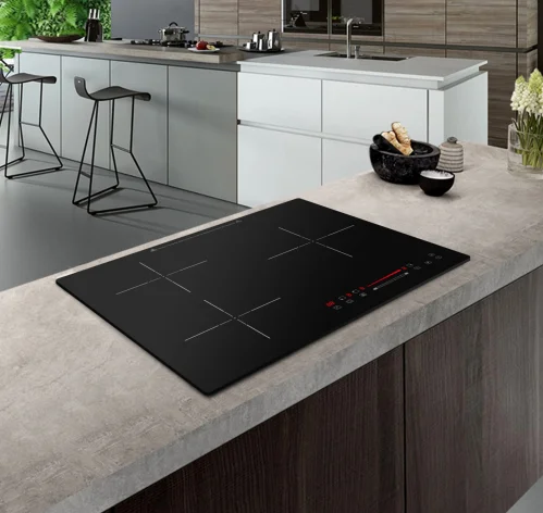 Induction Cooker Built In Infrared Ceramic Hob Tabletop Induction 3 Burners Touch Slider Control