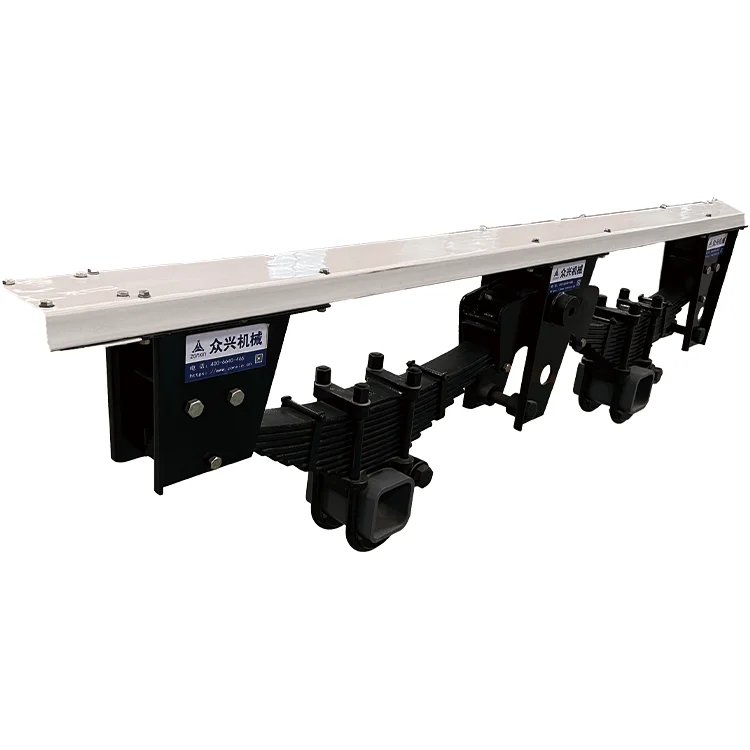 Wholesale high quality trailer whole set suspension with axle with leaf spring