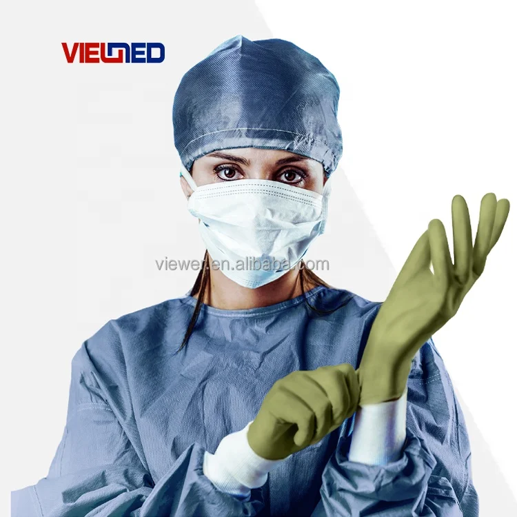 X-ray sterile disposable anti radiation shielding surgical protective lead gloves
