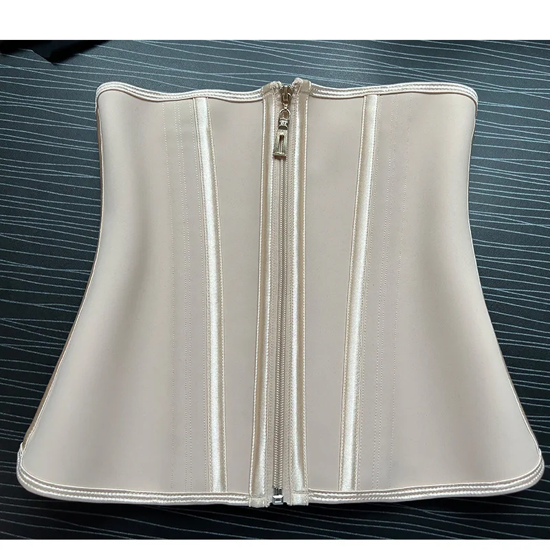 Customized logo New Design Double Compression Tummy Control Slimming Corset Shaper Waist Supporter Belt Trimmers Waist Trainer