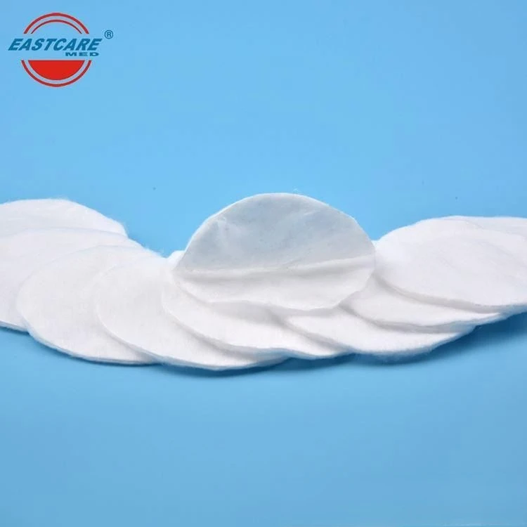 Wholesale Custom pads facial heat spunlace nonwoven make-up cotton pad