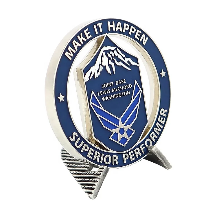 Custom Inner Hole Monedas De Plata Hacer Las Monedas Personalizadas Metal Coins