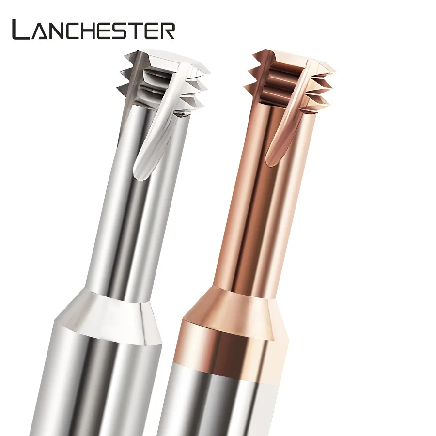 Three-thread milling cutter CNC machining center milling cutter three-tooth tungsten steel alloy M4*0.7 Tapping knife