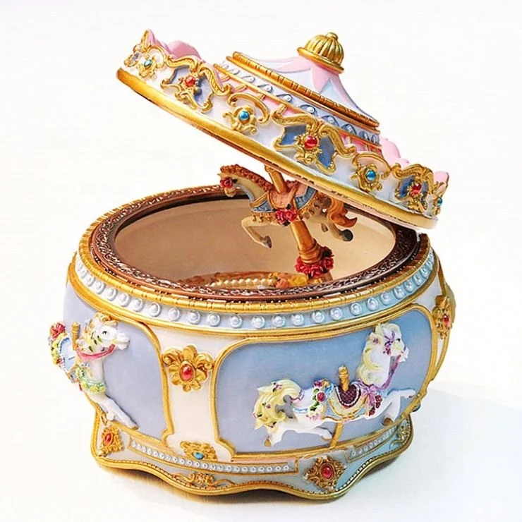 Popular merry-go-round best selling christmas gifts 2019 musicbox