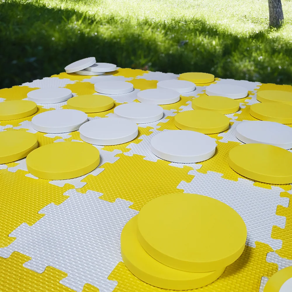 Factory Wholesale EVA Foam Mat Checkerboard Tic Tac Toe Game Custom Color
