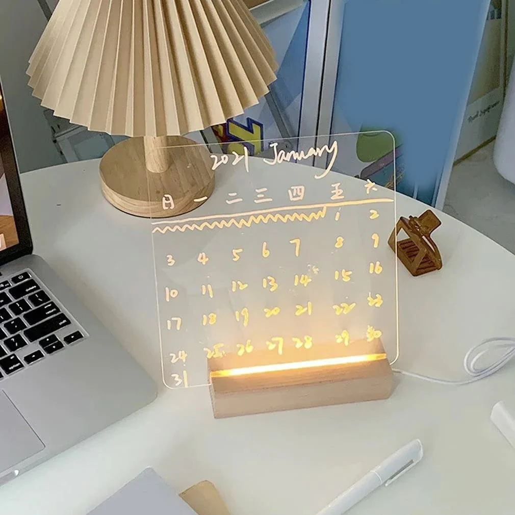 3D Светодиодная настольная Ночная лампа на заказ домашний круглый держатель овальной формы цельная деревянная основа для акрила