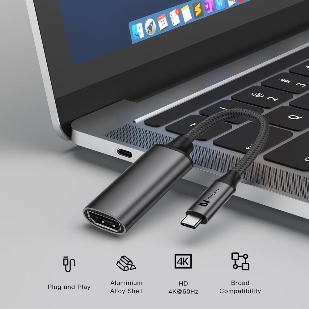 UNIEAN оптовая продажа с завода HD 2 м Type C на 8K 4K Hdmi кабель Usb 3 c 60 Гц порта дисплея для Macbook pro