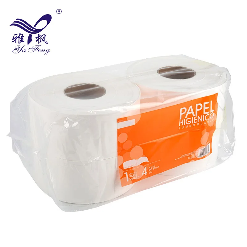 Cheapest Soft Roll Paper Jumbo Roll Toilet Paper x4