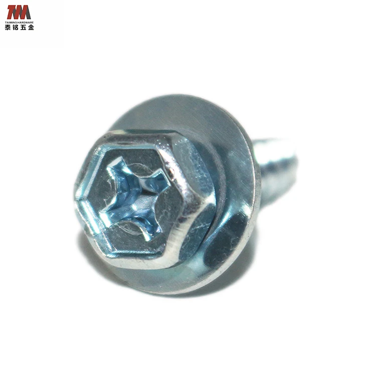 Car Bumper U Shaped Self-Tapping Screw Sub-Tray Gasket Engine Guard Metal Bumper Cross Head Screws