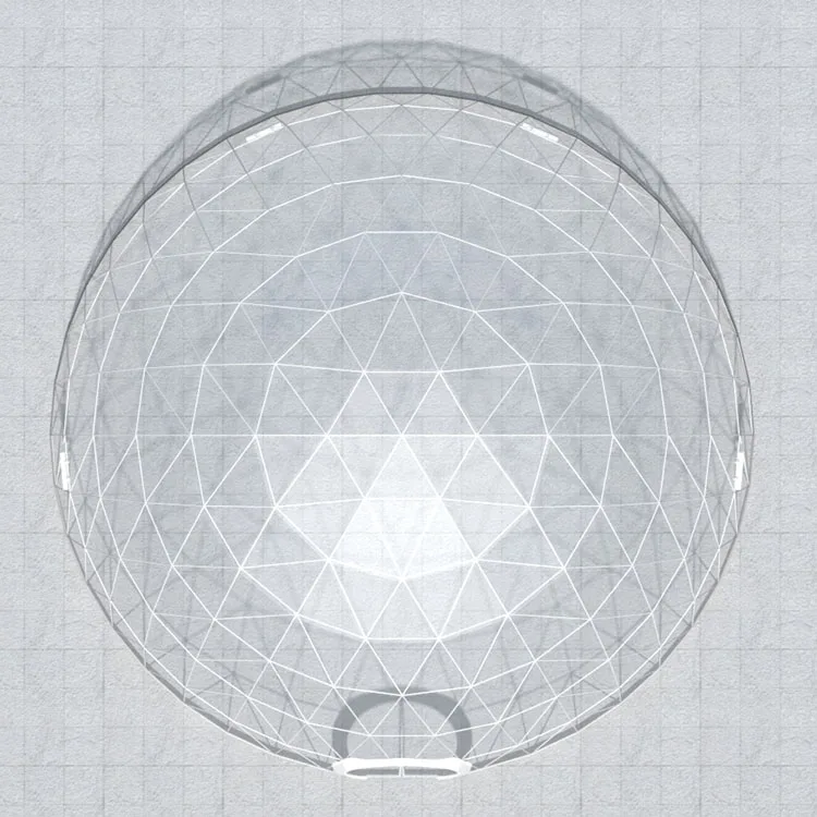 4m 5m Prefab house Sealed Transparent camping outdoor gampling  Dome Tent for restaurant garden for events for sale