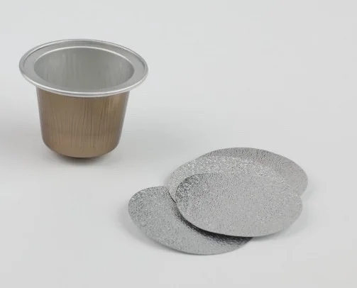 espresso Compatible Empty aluminum foil nespresso coffee capsule empty pods