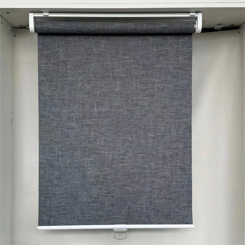 Light Filtering Indoor Manual Customized Window Pull And Stop Immediately Cordless Roller Blinds