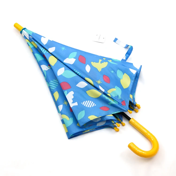 high quality kid straight umbrella design custom for kids 21inch safe manual opening with custom