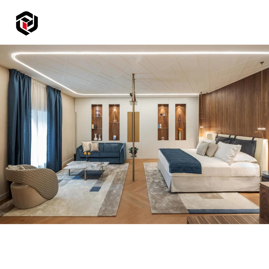 Hotel  Furniture for Sale New Modern TT/LC Design 5 Star  King Size room Set Hotel Furniture Bedroom