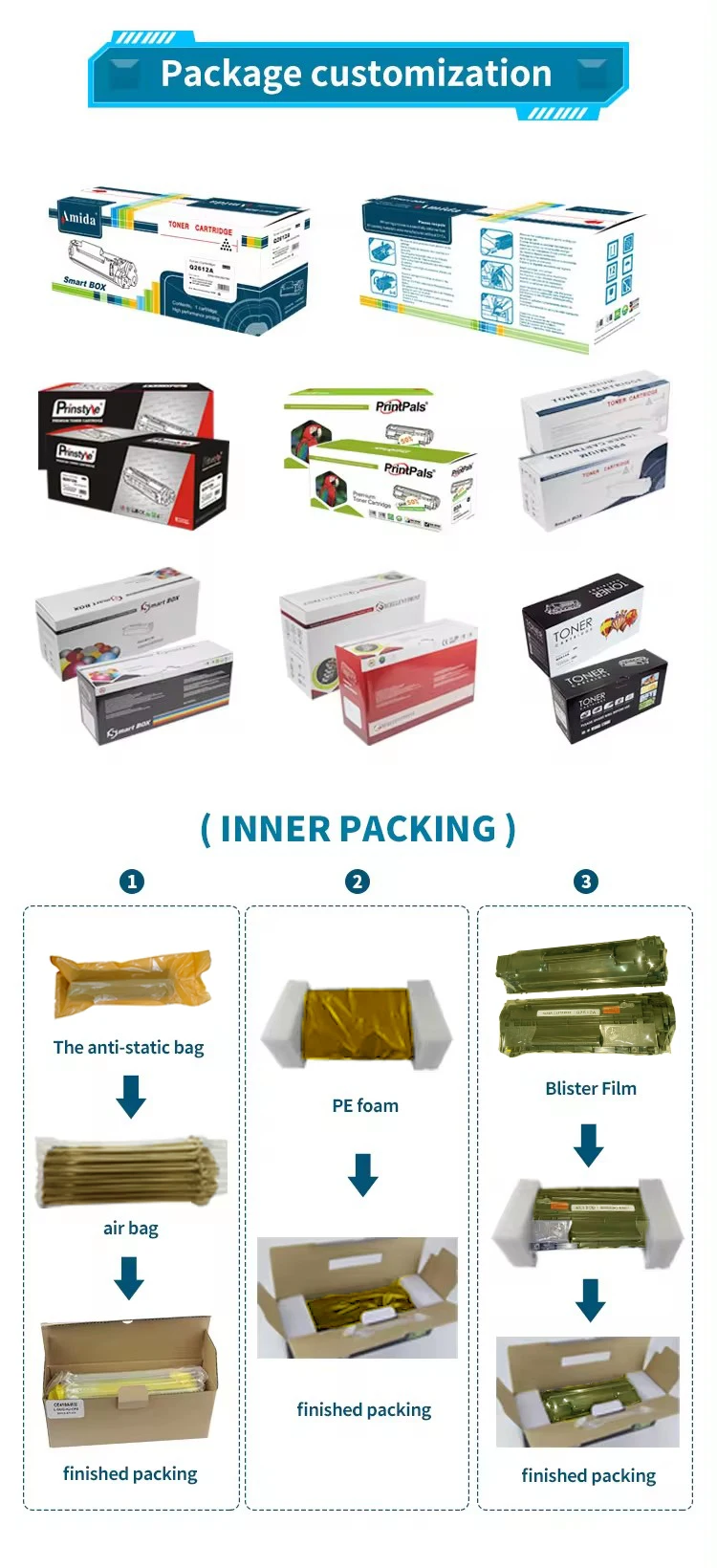Amida Universal CF280A Premium Toner Cartridge for Lj 400M401/400M425 Printer CF280A HP toner cartridge 280a