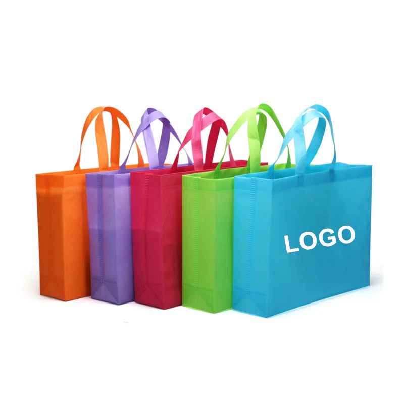 Reusable custom shopping bags non woven fabric bag with logo