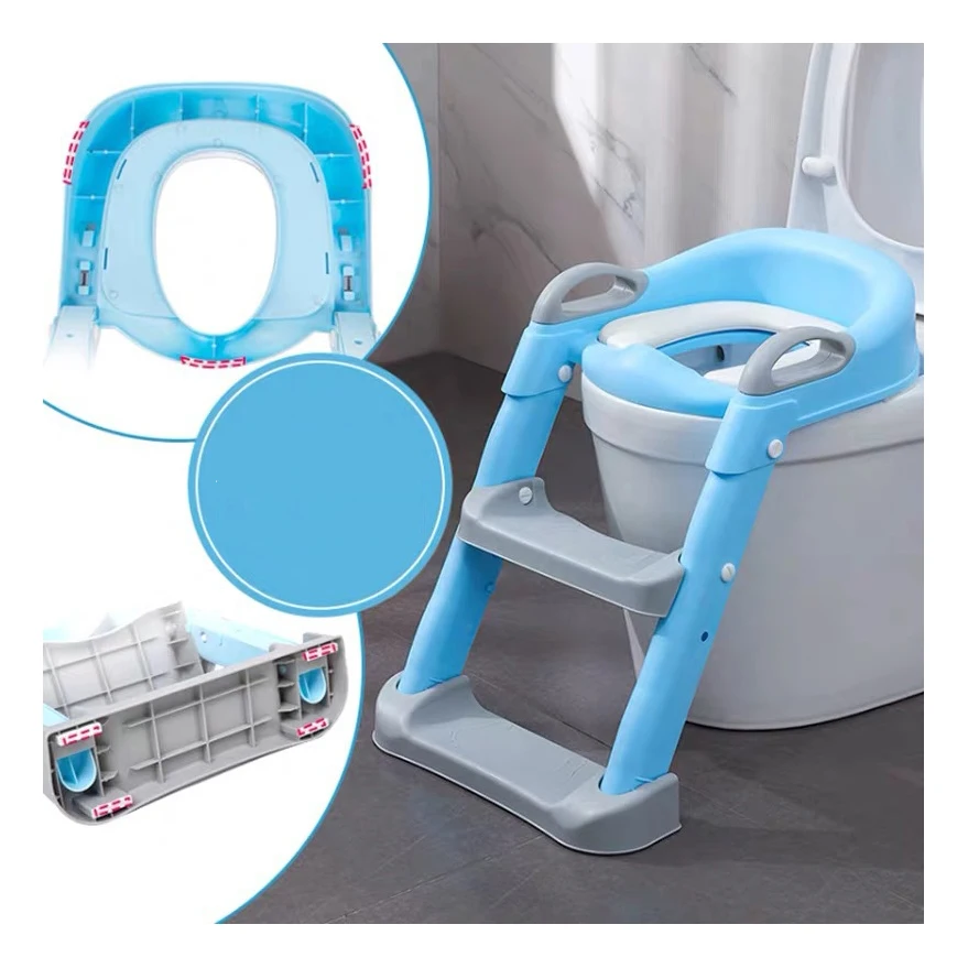Amazing Custom Sports Removable Big Boy Porter Potty Seat Chair Toy Plastic Side With Trailer Ladder Crown For Kids Children