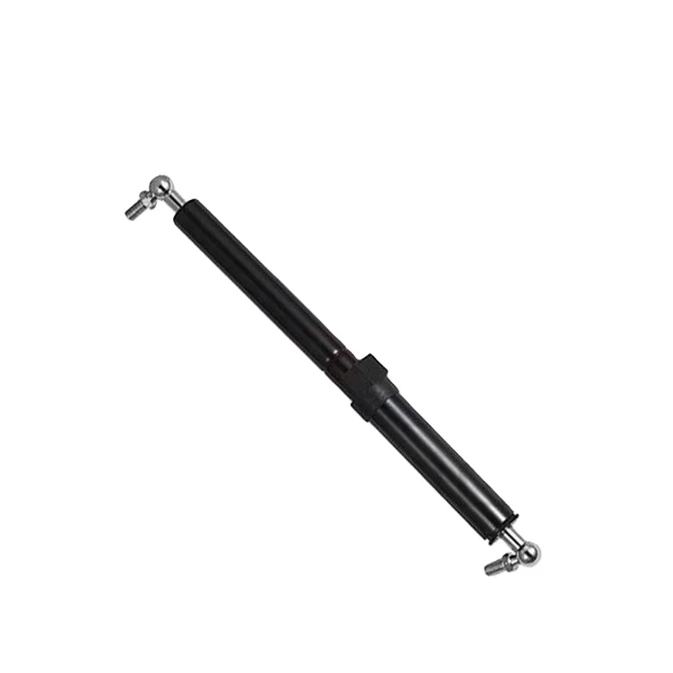 Gas spring for treadmill machines with safety device