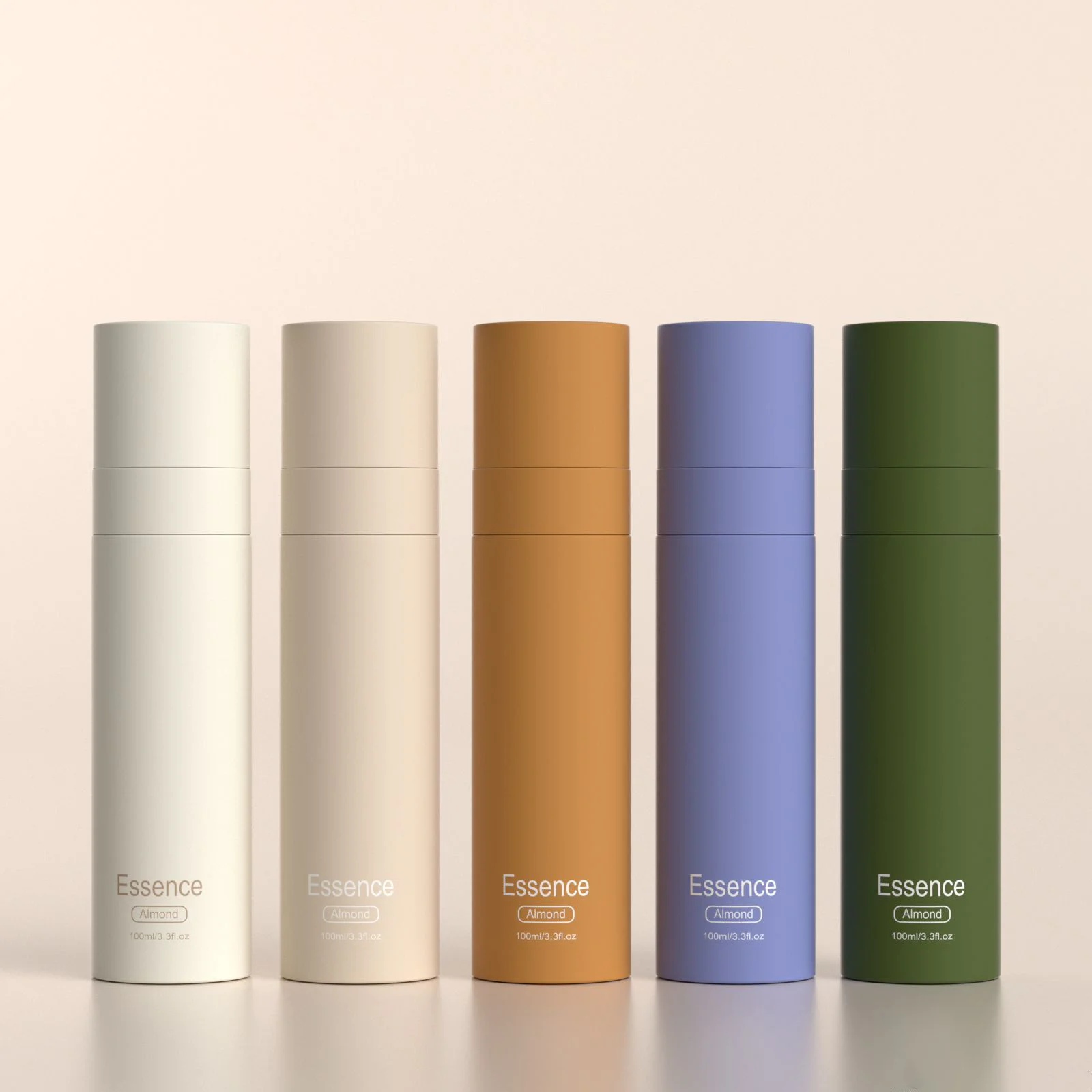 30ml,50ml,75ml,100ml Matte color engraved printing logo ABS PET PP material empty plastic bottles for lotion