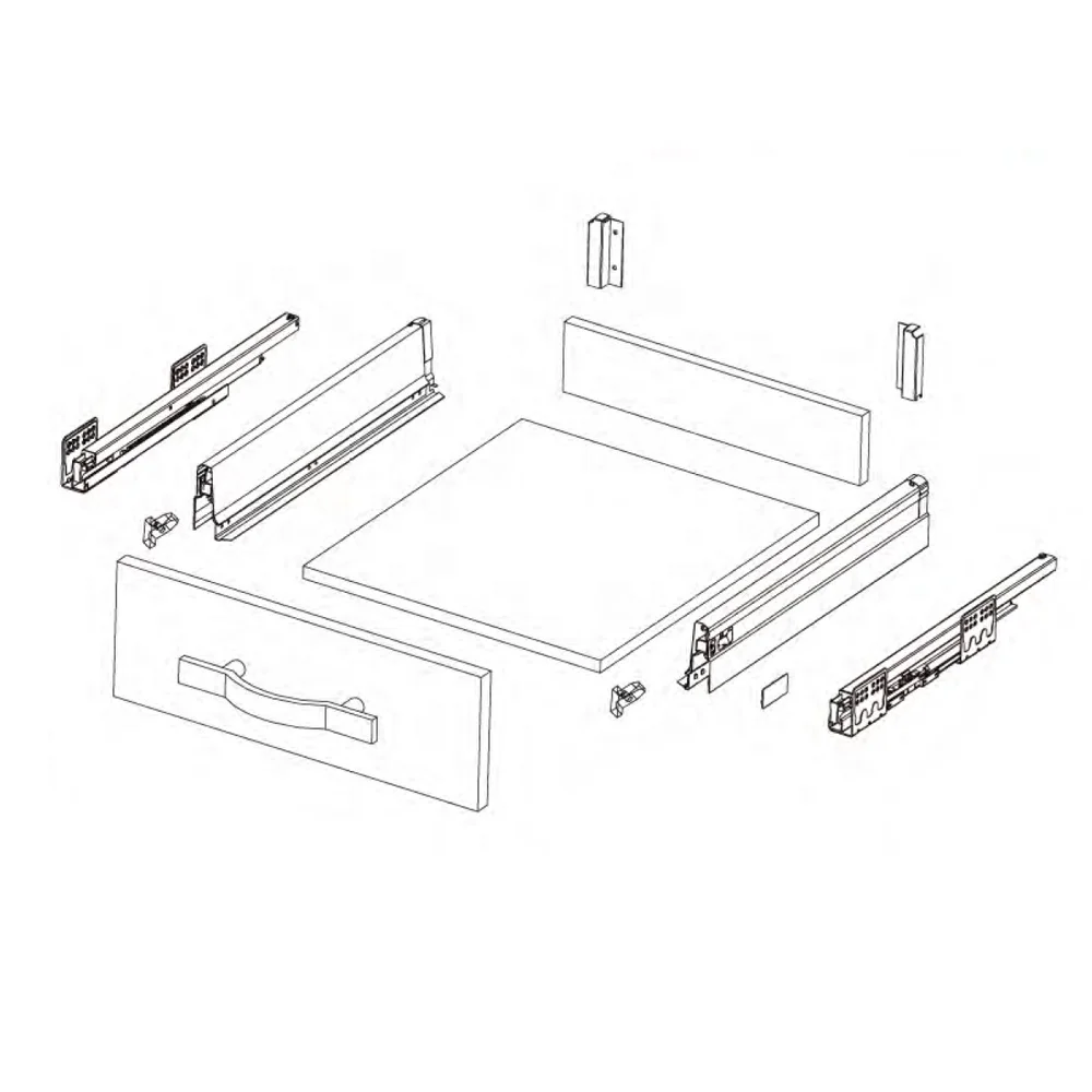 Double Wall Drawer with Soft Closing TB502