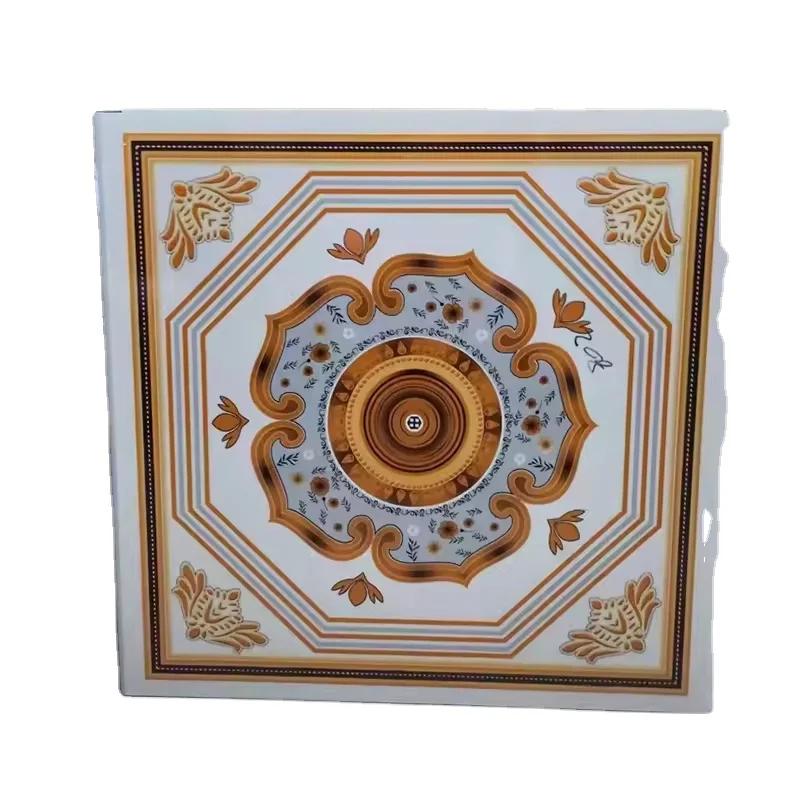 PS art ceiling living room European style pvc ceiling decoration