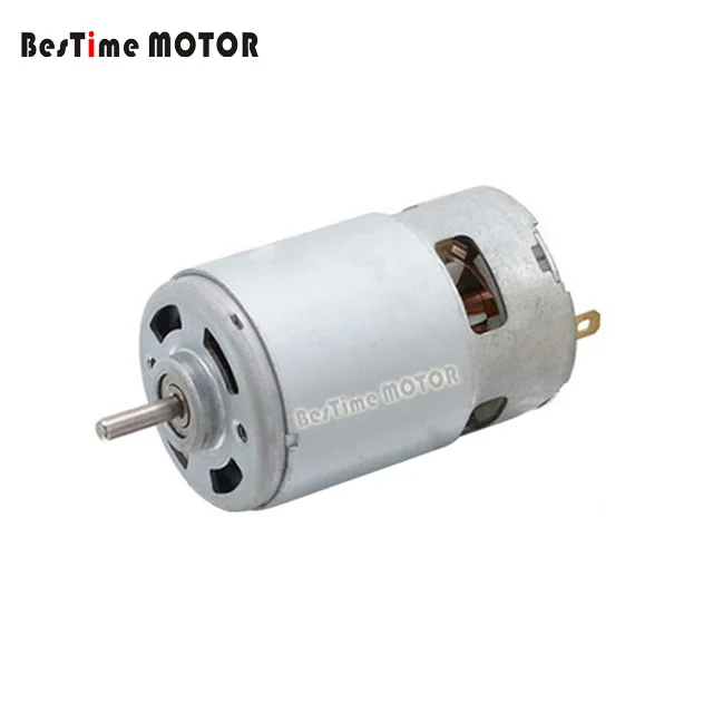 Round carbon brushed 12v 24v dc electric motor rs775