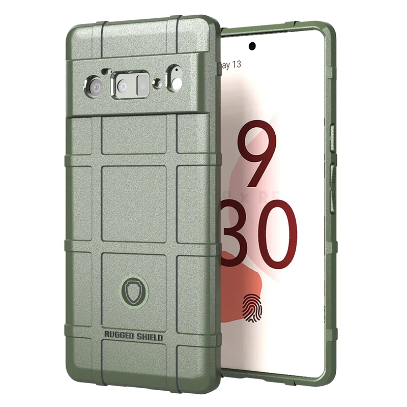 Ultra Thin Slim Rubber Gel Soft TPU Thick Shield Solid for Google Pixel 6 Pro Armor Phone Cover