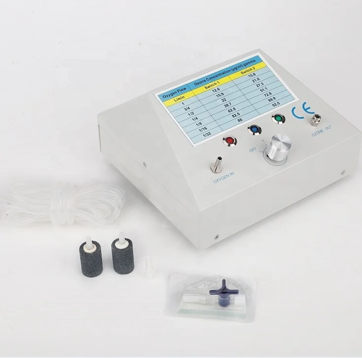 ISO9001 Portable 10-100ug ozone generator Medical Therapy Machine