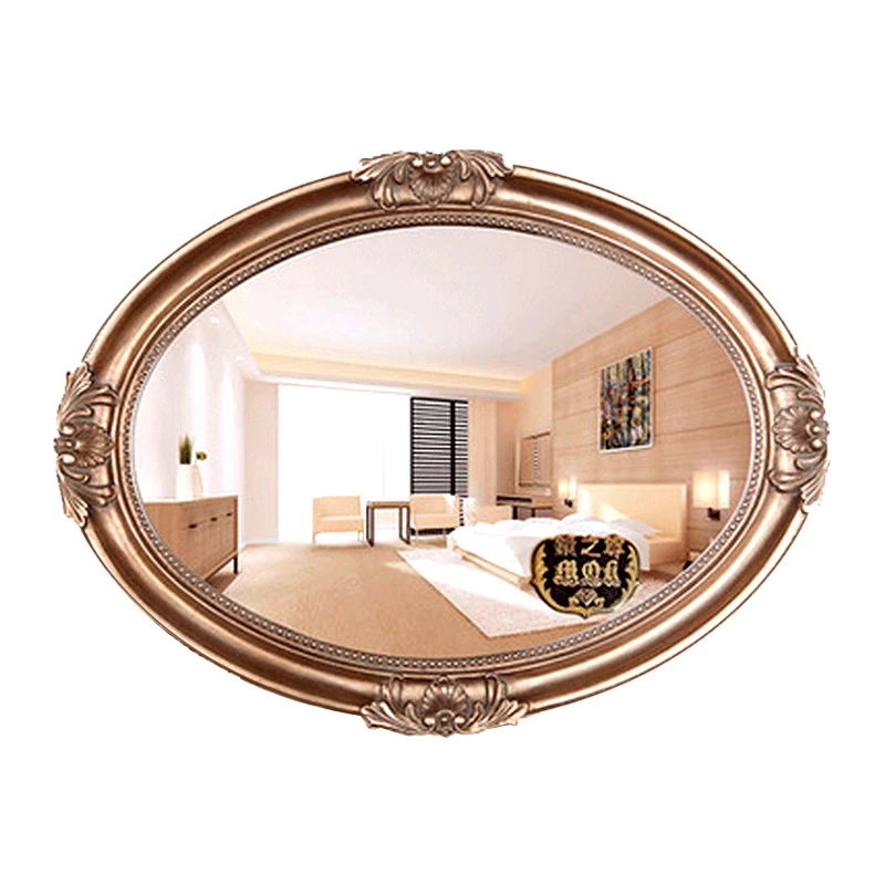 
MOK Top sale nature decorative polyurethane framed wall mounted mirror for living room 