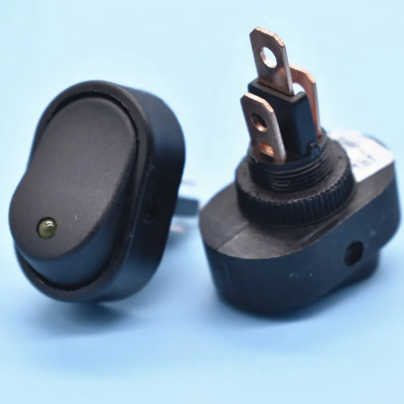 China 30A Rocker Switch Round 12V On-Off Spst Push Button Switch