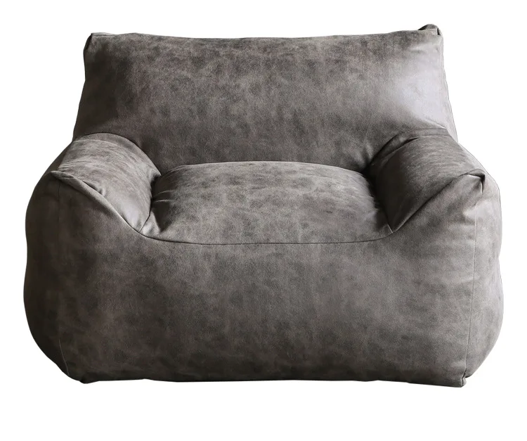 
Simple household sofa couch single bedroom leather casual bean bag 