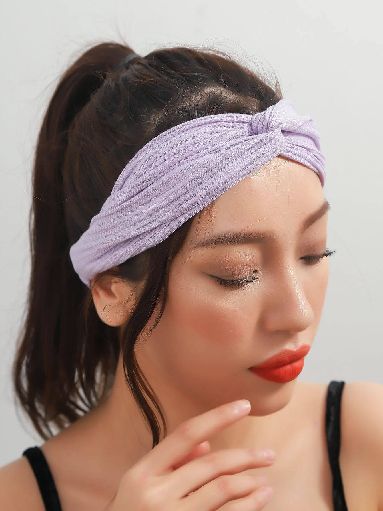 New Arrivals Yoga Sports Headband Women Absorption Running Head Band Simple Fitness Headband