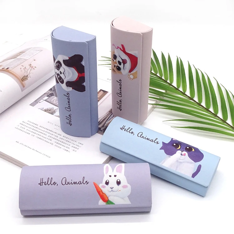 Cute Kids Eyeglasses Hard Case Custom Logo Pattern Wholesale Cartoon Student Children Glasses Sunglasses Storage Box