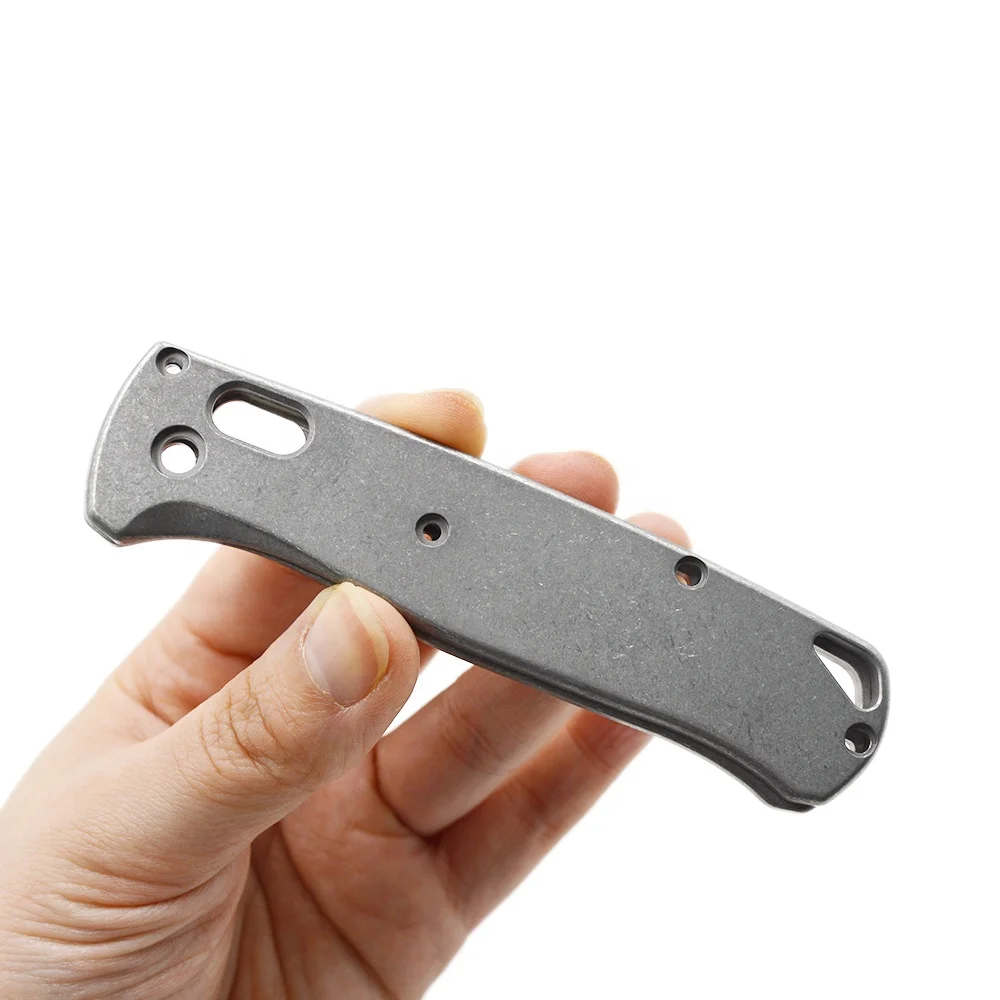 EDC Classic Custom Surface Titanium Knife Handle Scales for Benchmade Bugout Series 533