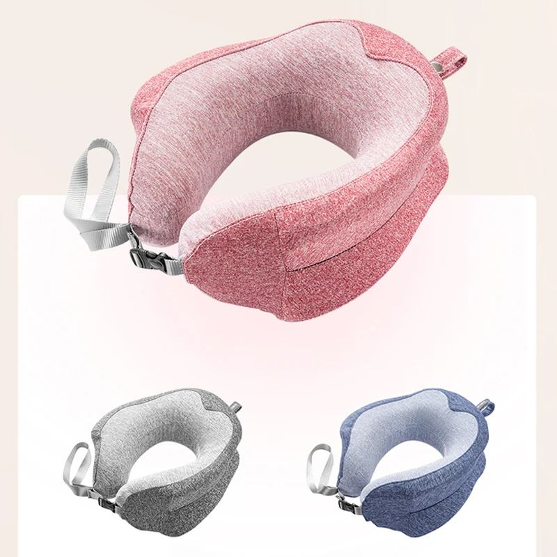 Comfortable and Lightweight Improved Support Design Neck Pillow With 360-Degree Head Support Memory Foam Travel Pillow