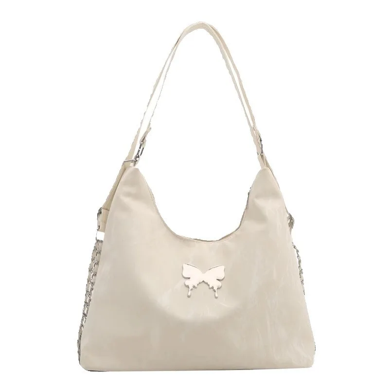 2024 HOT SELL butterfly Stylish Soft Leather good quality Large Capacity Fashion Single Shoulder Bag for woman