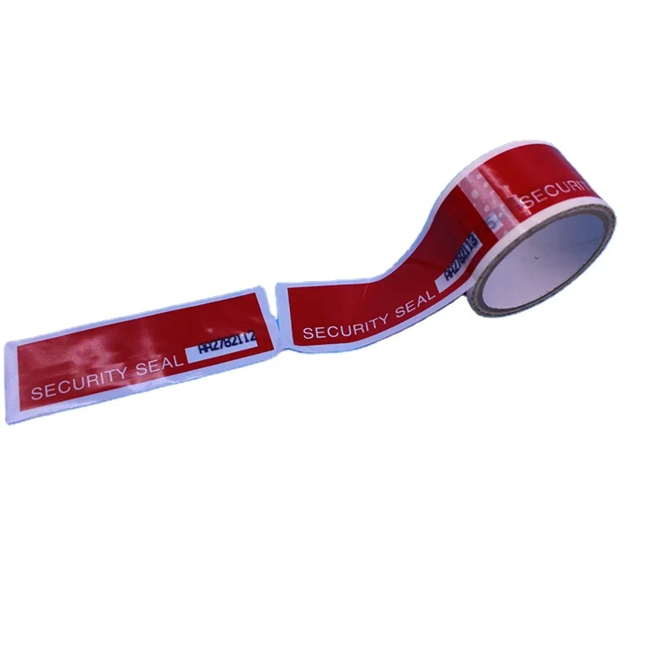 Carton Package Tamper Evident Anti-theft Security Sealing Tape