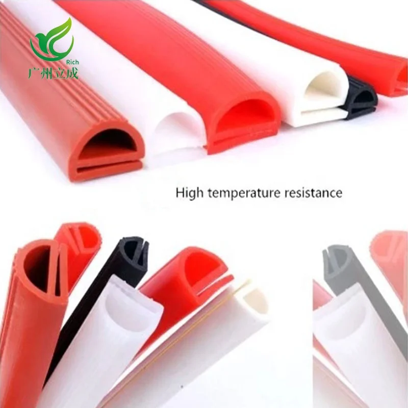 LC0903 China Manufacturer Custom Silicone Sealing Strip High Temperature Oven Door Seal Cold Resistant Door Seal