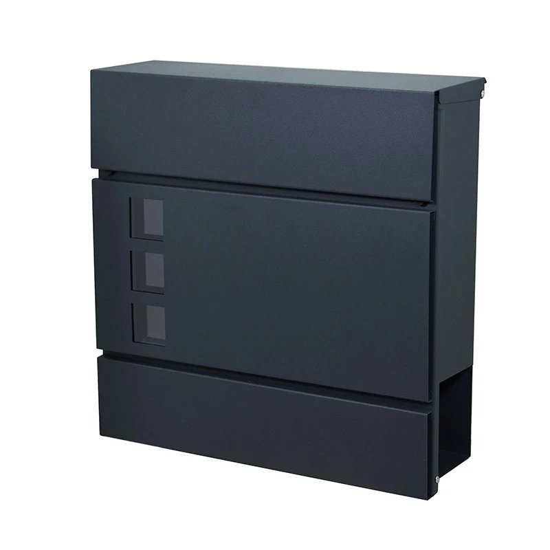 
2021 Mailbox Outdoor Metal Wall Mounted Mailbox with Lock 