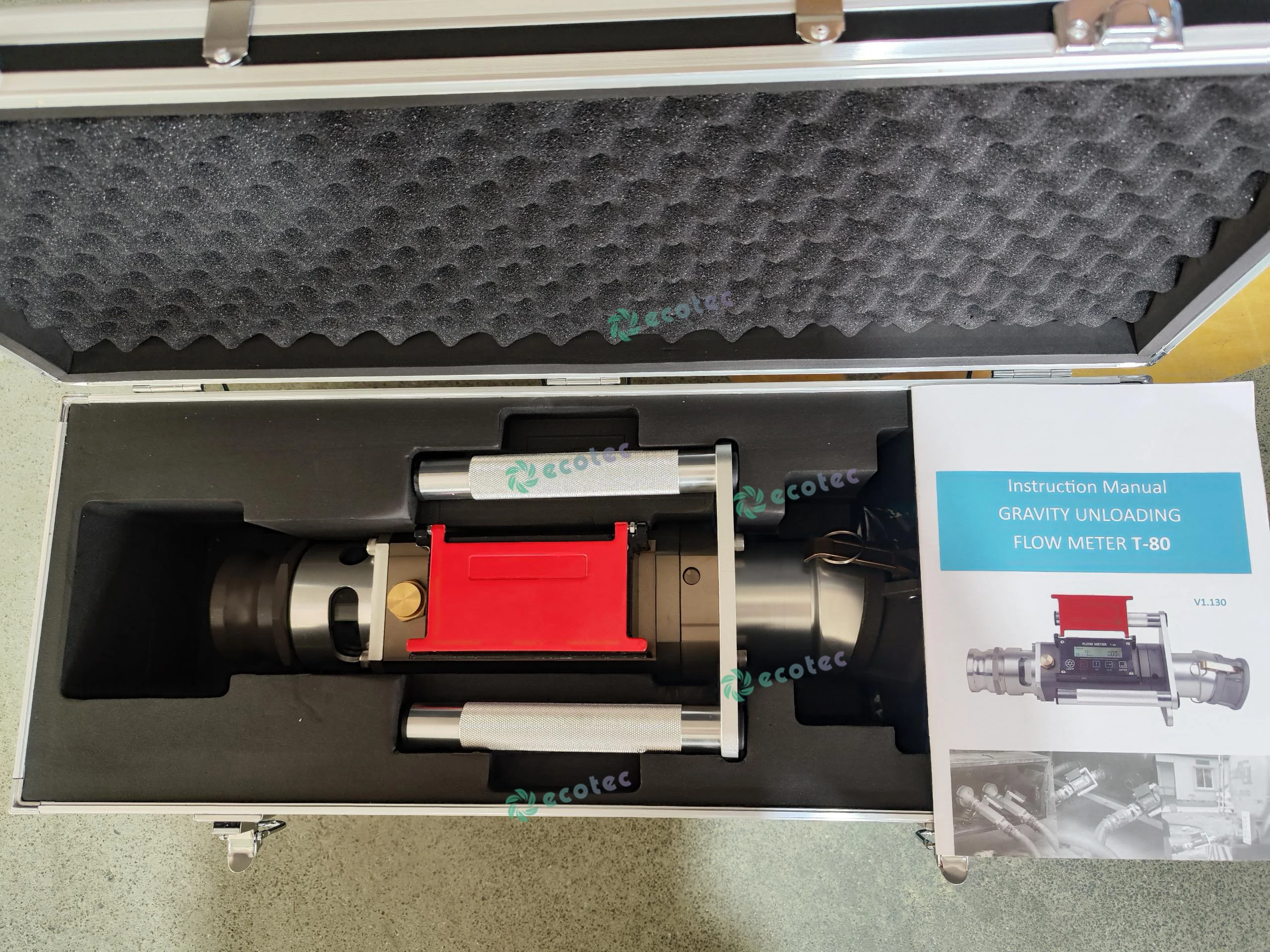 Ecotec 3 Inch T80 High Accuracy Gravity Unloading Flow Meter Discharging Flow Meter