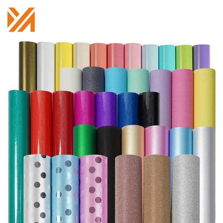 Fast Delivery Adhesive Glitter Film Roll Colorful Shining Self Adhesive Glitter Vinyl