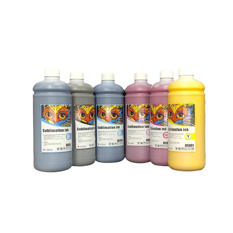 High Transfer Rate Cosmos Sublimation Inks for Desk Sublimation Printer Transfer Printing