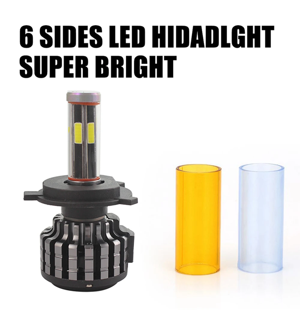 Vehicle parts Lighting System Faros IP68 Waterproof Lamp H1 H3 H11 H4 H7 9005 9006 Auto Led Headlight Bulbs Replaced Wholesale